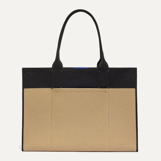 PDP |The Classic Tote in Tiramisu, shown from the front.
