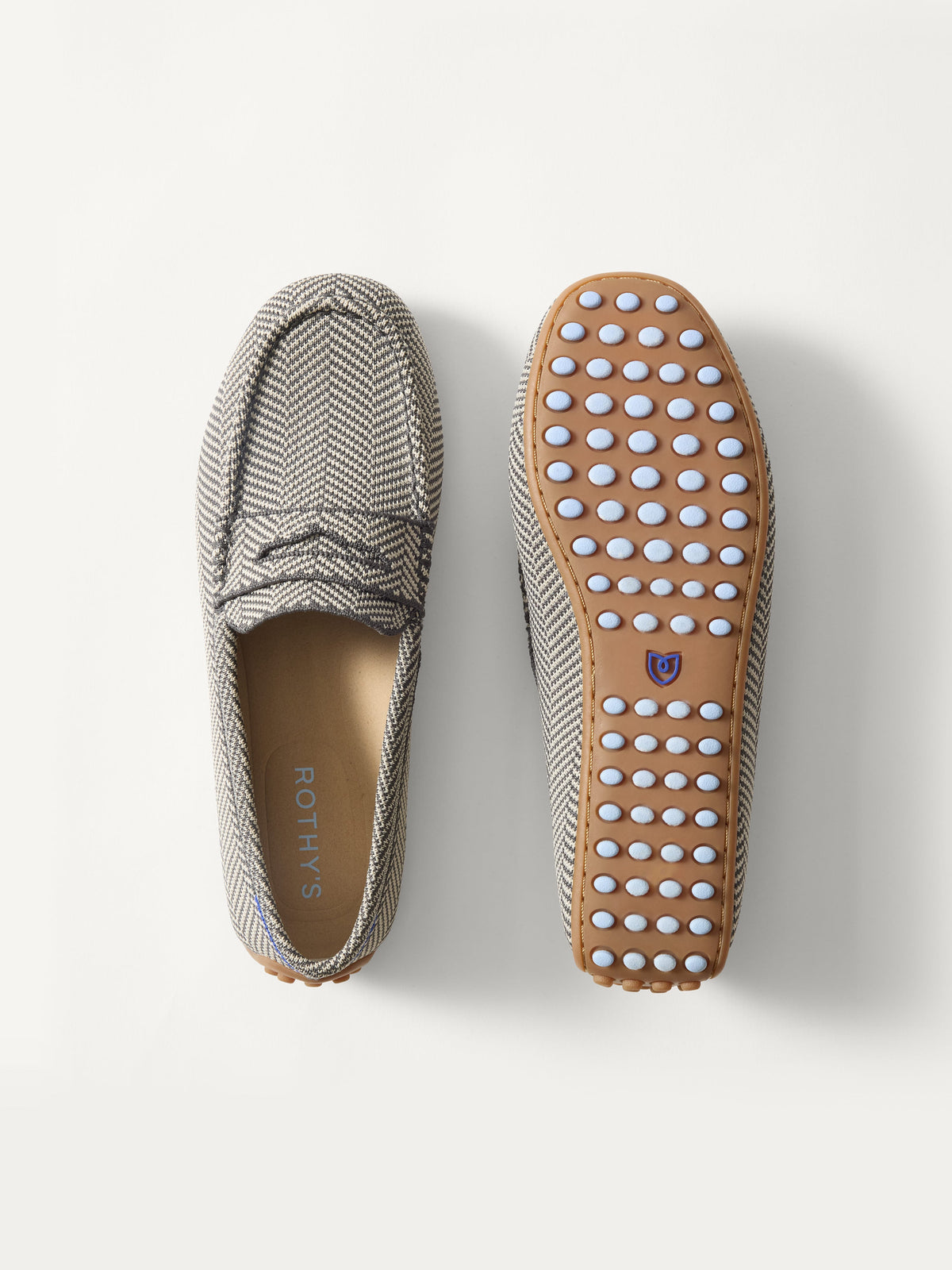 PLP | The Daily Driver in Iron Herringbone shown from the top.