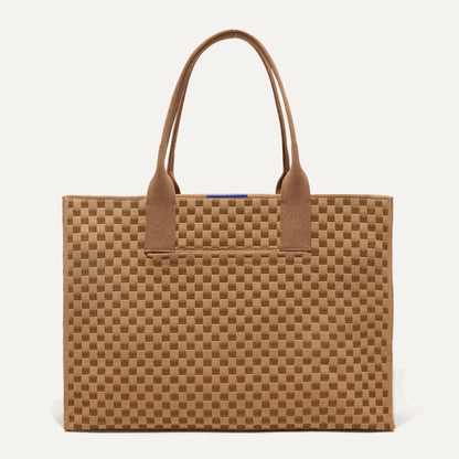 PDP |The Classic Tote in Hazelnut, shown from the front.