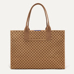 PLP |The Classic Tote in Hazelnut, shown from the front.