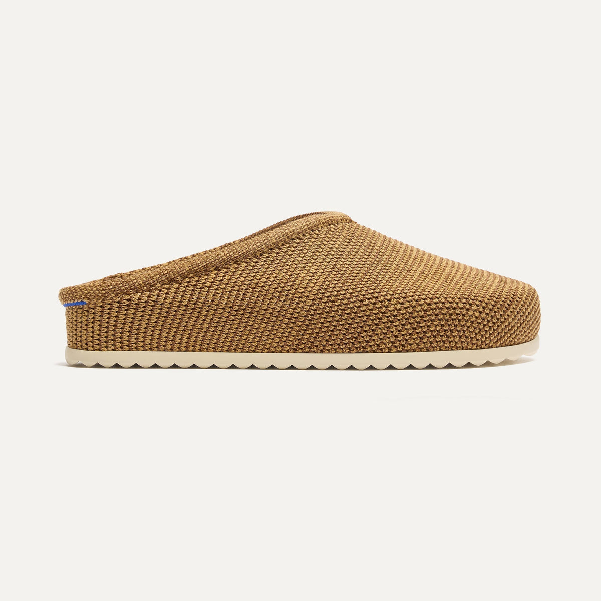 side | The Casual Clog in Wheat Rafia Knit shown from the side.