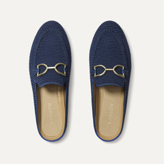 Blue Raffia-Knit