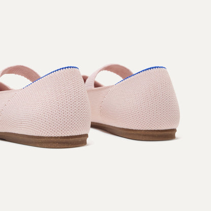 Close up of the heel of The Kids Mary Jane in Ballerina.