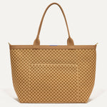 PLP |The Zip Travel Tote in Hazelnut shown from the front.