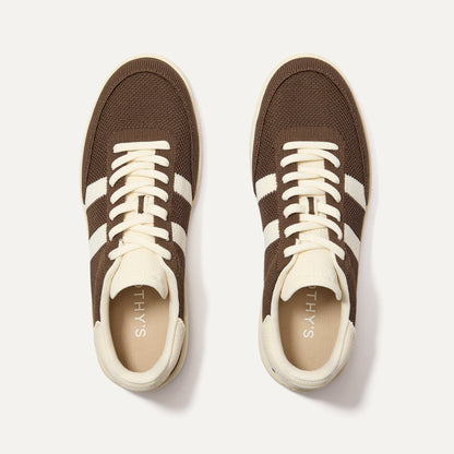 The Men's Court Sneaker in Dugout shown from the top.