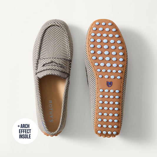 PDP | The Daily Driver in Iron Herringbone shown from the top.