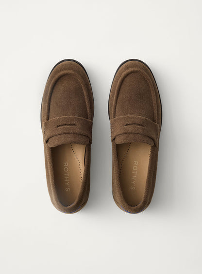 PLP | The Penny Loafer in ReVelvet Bistro shown from the top.
