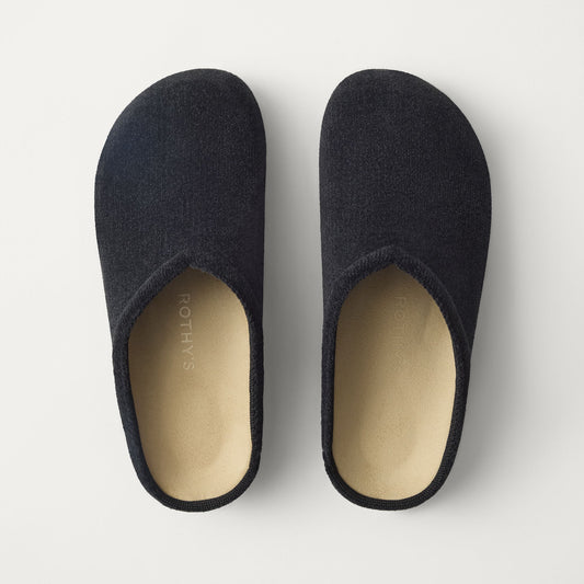 PDP |The Casual Clog in ReVelvet™ Black shown from the top.