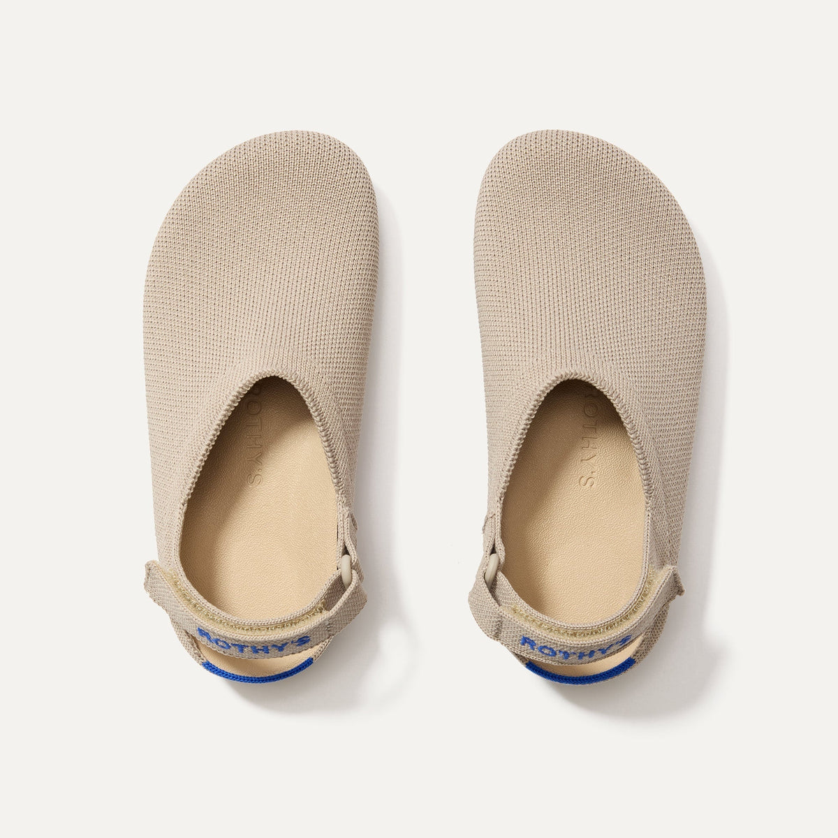 The Kids Clog in Dove shown from the top.