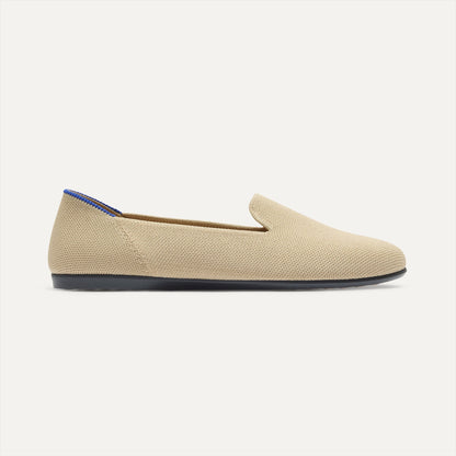 side | The Daily Loafer in Ecru shown from the side.