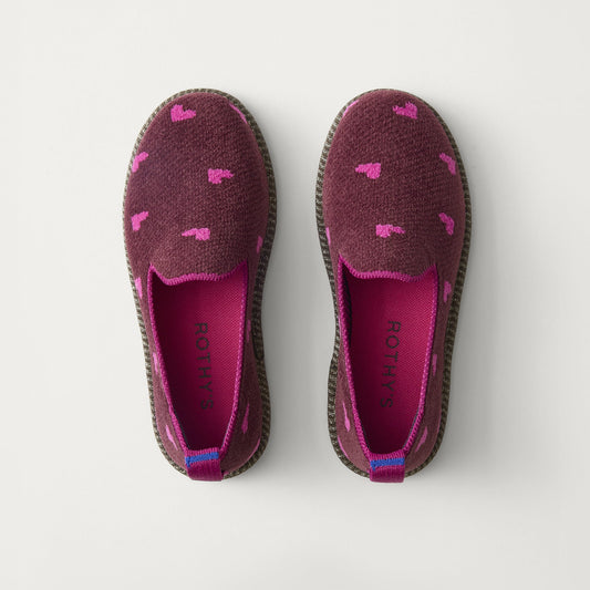 PDP | The Mini Loafer in ReVelvet™ Heartbeat shown from the top.