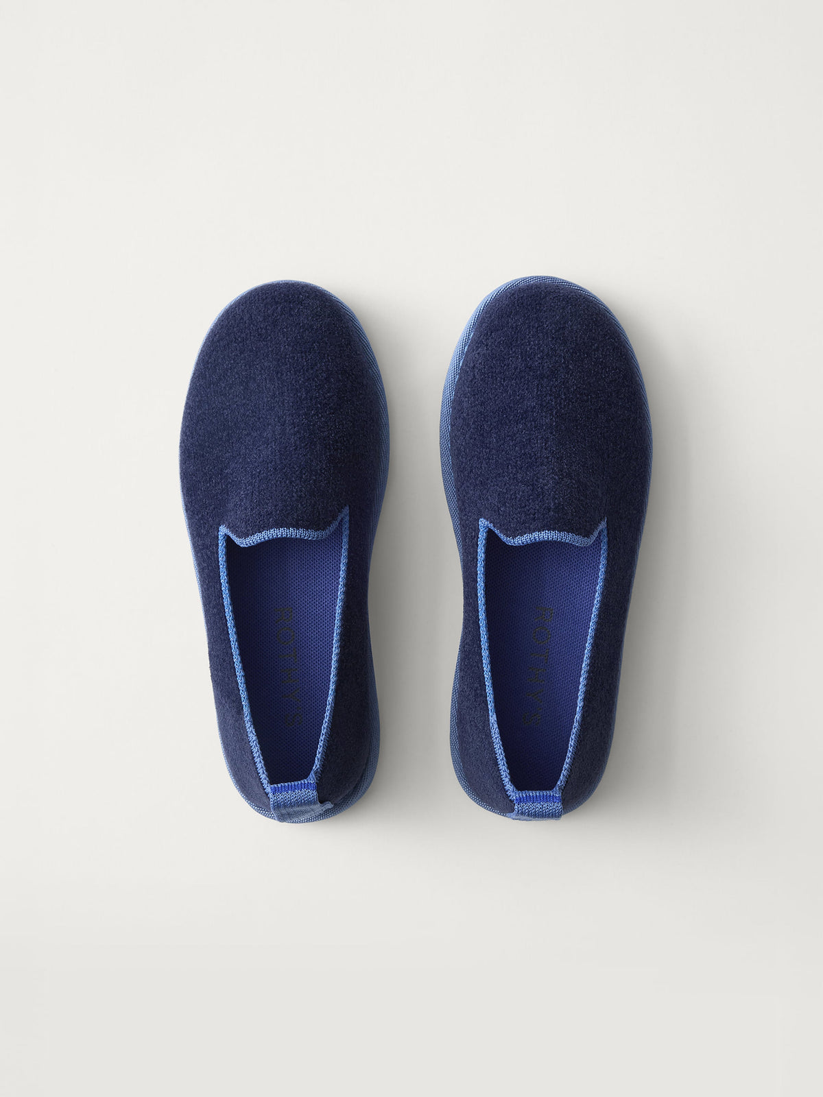 PLP | The Mini Loafer in ReVelvet™ Sailor shown from the top.