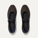 The Square Mary Jane in Classic Cheetah shown from the top.